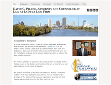 Tablet Screenshot of davidpilatolaw.com